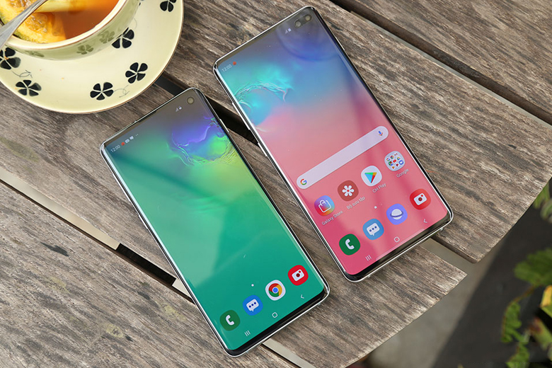 Màn hình trên dòng Galaxy S10 đều được sử dụng tấm nền Dynamic AMOLED 