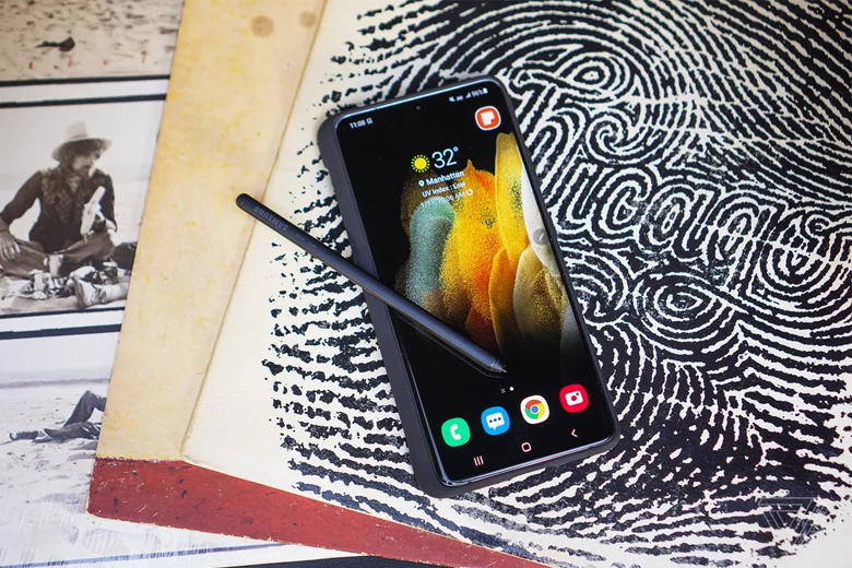 Galaxy S21 được tích hợp thêm bút S-Pen