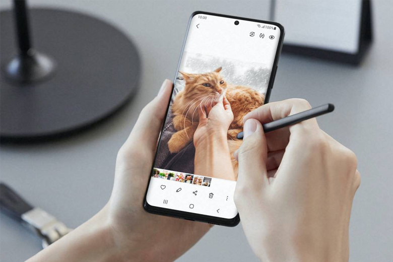 Galaxy S21 Ultra được tích hợp bút S-Pen
