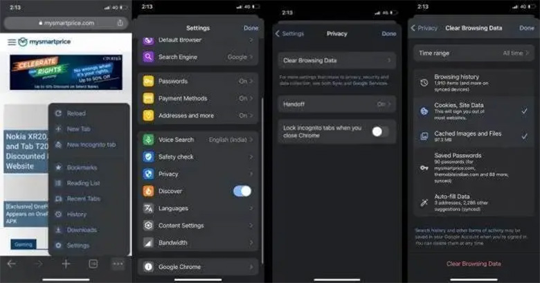 Xoa-bo-nho-iphone-tren-google-chrome-xtsmart