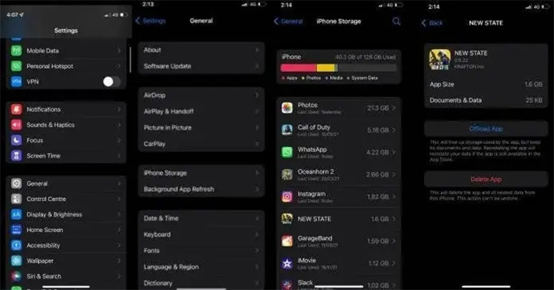 xoa-bo-nho-tren-ung-dung-iphone-xtsmart