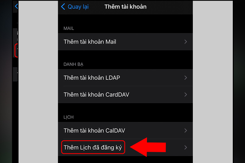 Bước 3 cách xem lịch âm trên iPhone cách 1