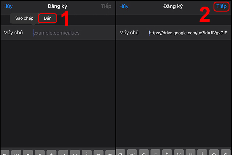 Bước 4 cách xem lịch âm trên iPhone cách 1
