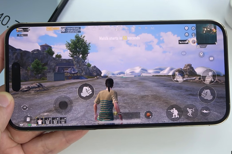 iPhone 14 Pro Max trai nghiệm game PUBG Mobile
