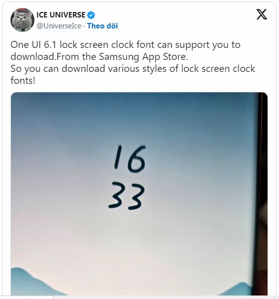 One UI 6.1 có thể tăng cường khả năng tùy chỉnh màn hình khóa trên Galaxy S24