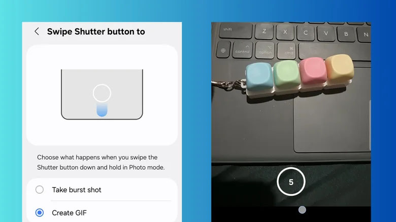 Ghi lại ảnh Gif trực tiếp từ camera