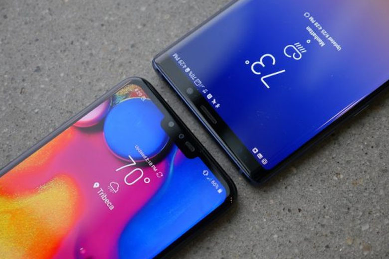 LG V40 ThinQ và Galaxy Note 9 đều được trang bị chip Snapdragon 845