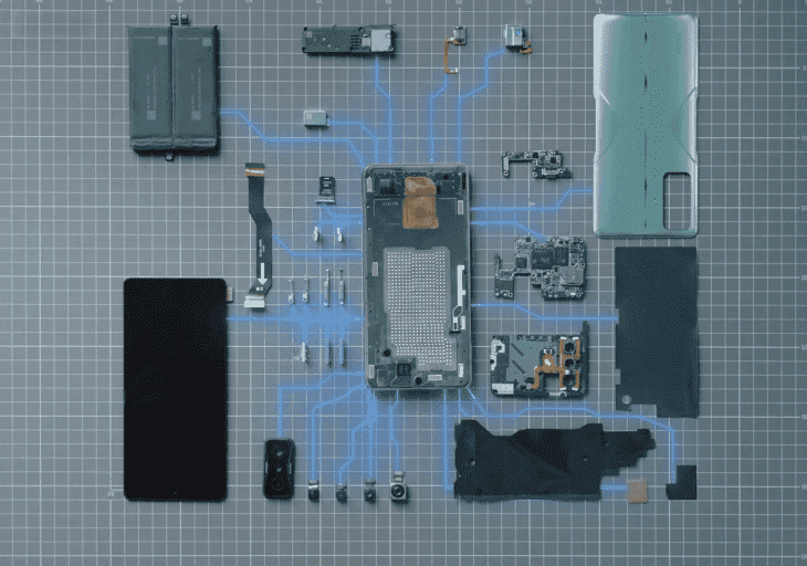 Redmi K50 phiên bản thể thao bị lộ nội thất bên trong