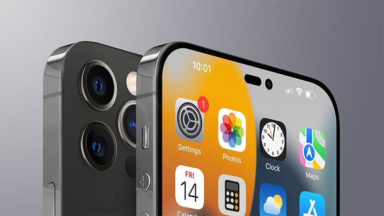 Camera selfie trên iPhone 14 Pro với Face ID