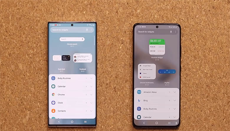 Thông số kỹ thuật Galaxy S22 Ultra và Galaxy S21 Ultra