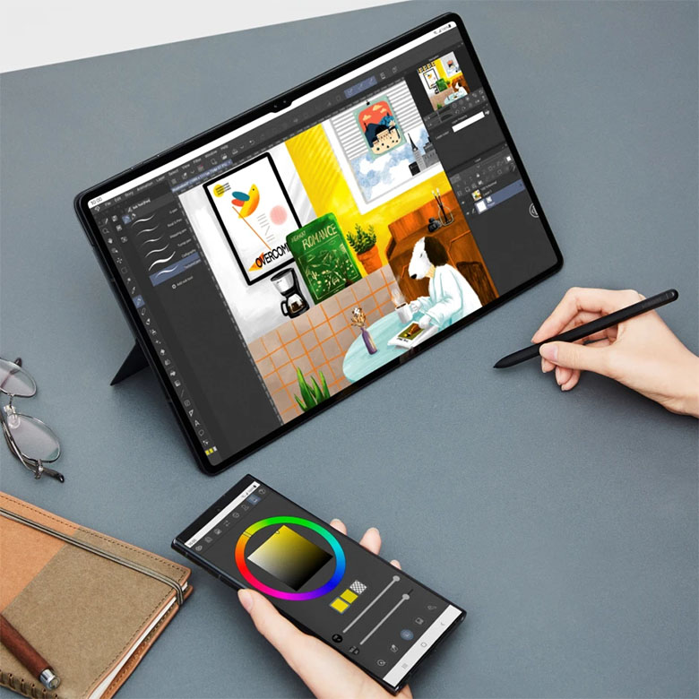 Galaxy S22 kết nối liền mạch với Galaxy Tab S8