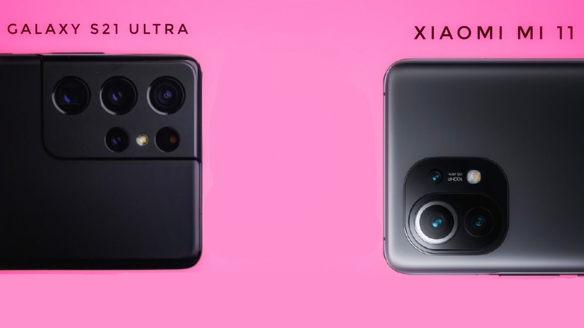 Camera Samsung S21 Ultra vs Mi 11