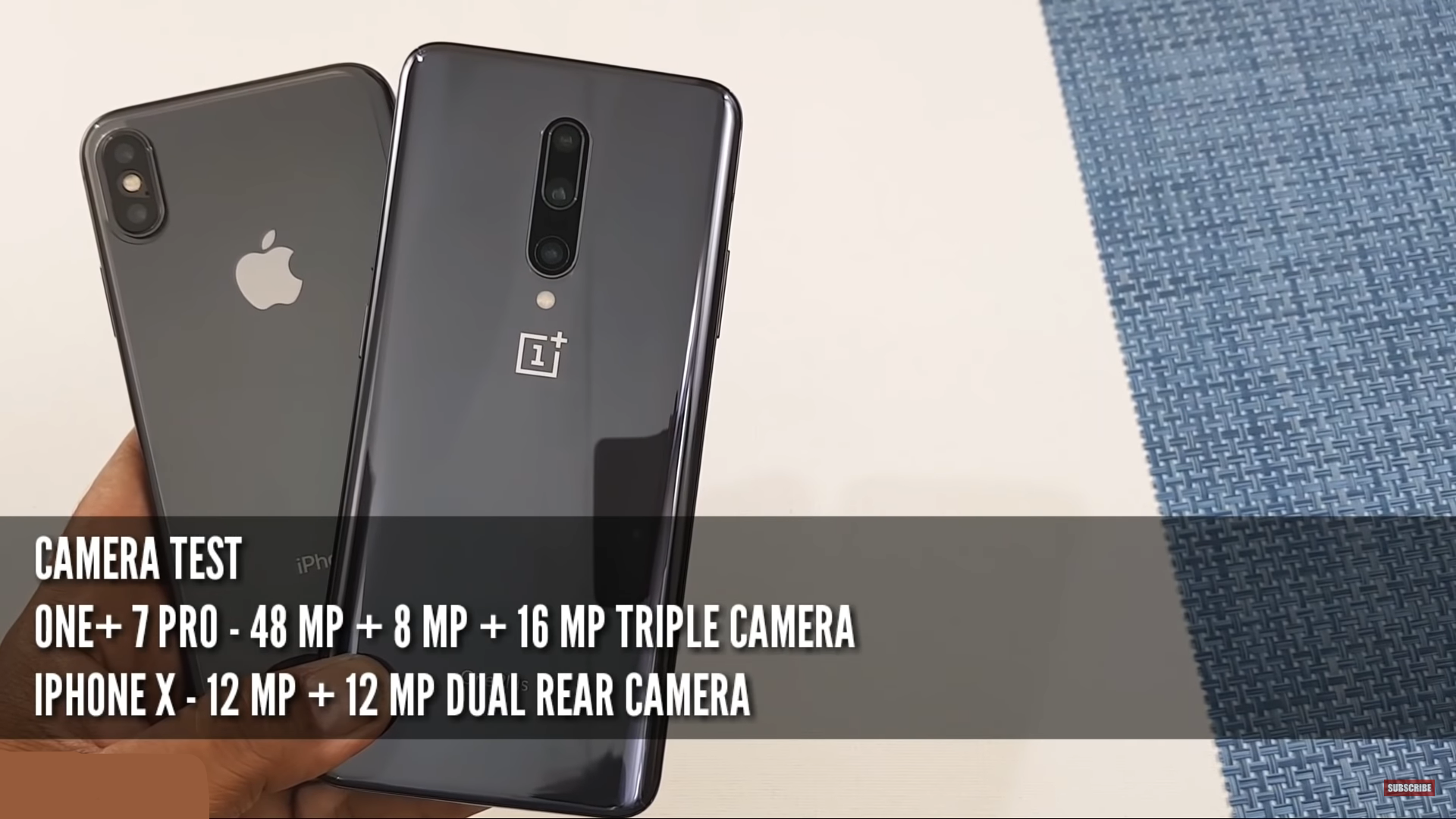 OnePlus 7 Pro 5G vs iPhone X 