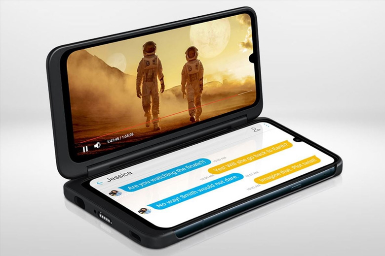 Màn hình LG G8X ThinQ 128GB cũ sử dụng tấm nền OLED cao cấp