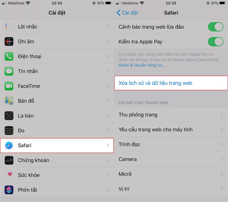 Giải phóng dung lượng iPhone XTsmart.vn