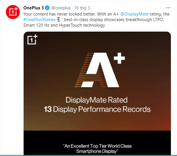 OnePlus 9 Pro sẽ được trang bị màn hình LTPO, Smart 120Hz ấn tượng