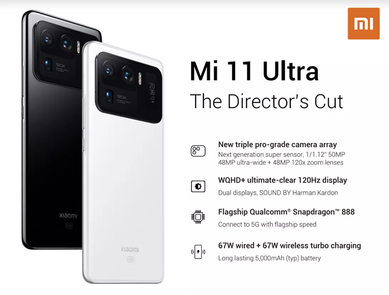 Cấu hình Mi 11 Ultra