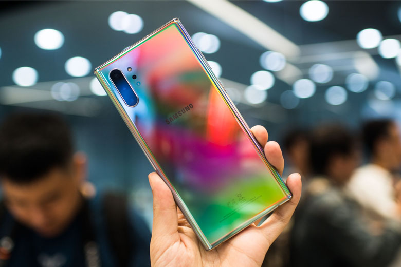 Galaxy Note 10 Plus 5G cũ bản Hàn có ngoại hình thu hút