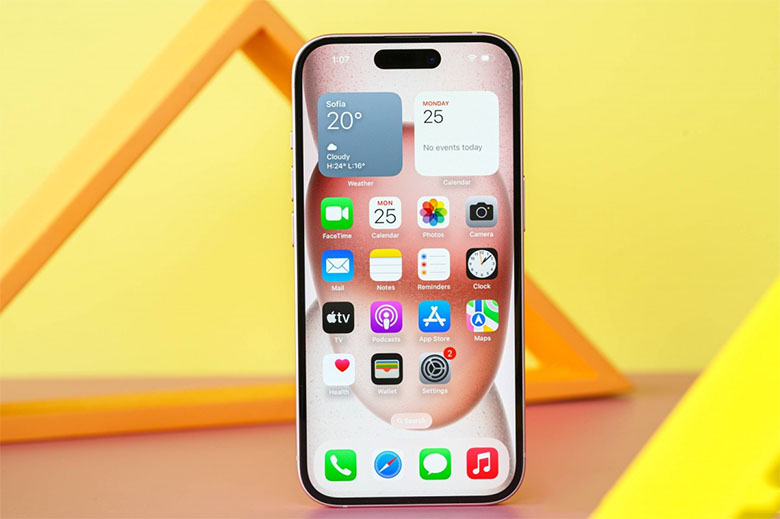 iPhone 15 đi kèm với màn hình 6,1 inch