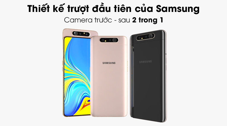 Galaxy A80 có thiết kế độc đáo