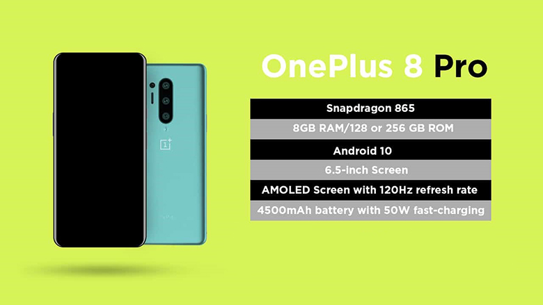 Cấu hình chi tiết của OnePlus 8 Pro