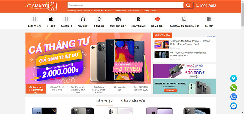 Mua smartphone Samsung và iPhone tại XTsmart