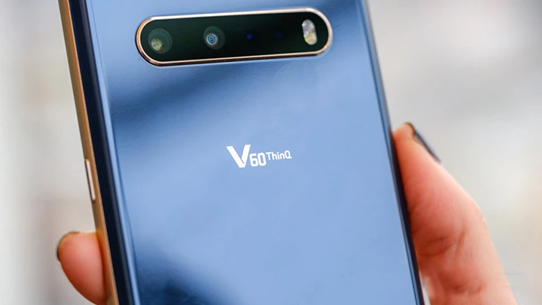 Mặt lưng sau LG V60 độc đáo và bóng bẩy