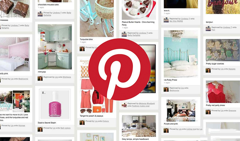 Giao diện Pinterest cực kỳ thú vị