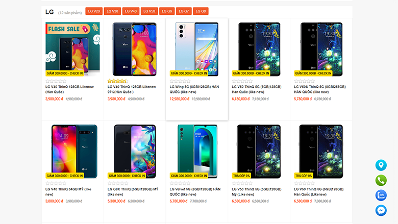 LG smartphone tại XTsmart