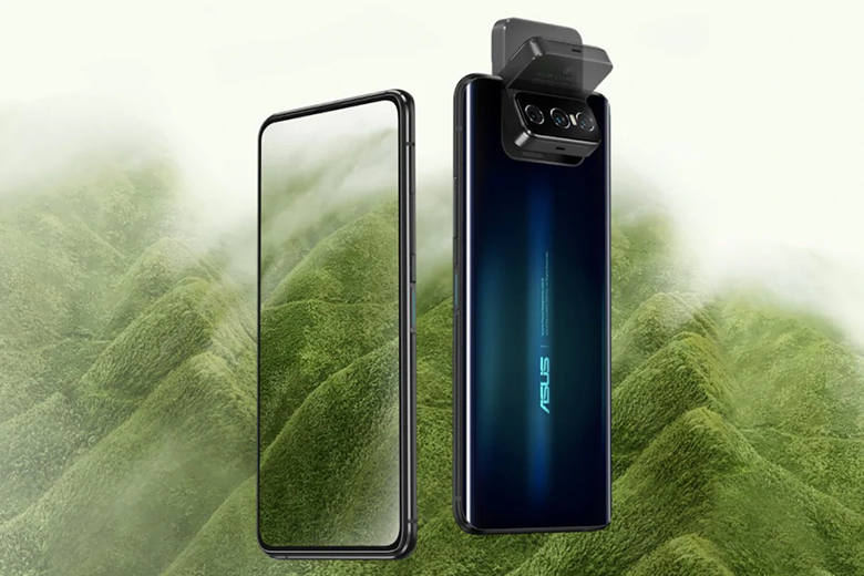 Thiết kế camera lật Zenfone 8