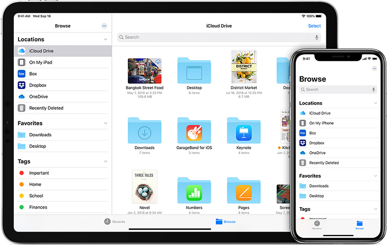 Quản lý file trên iPhone