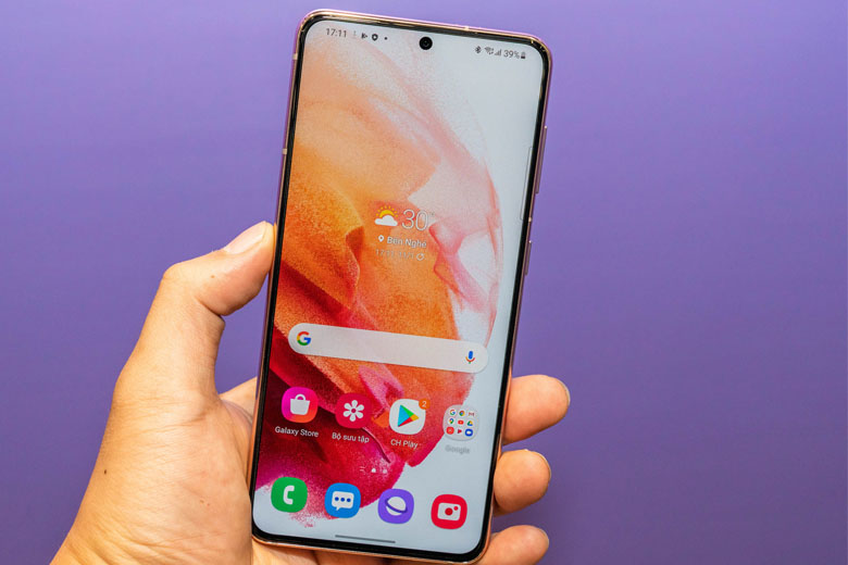 galaxy s21 hiển thị siêu sắc nét