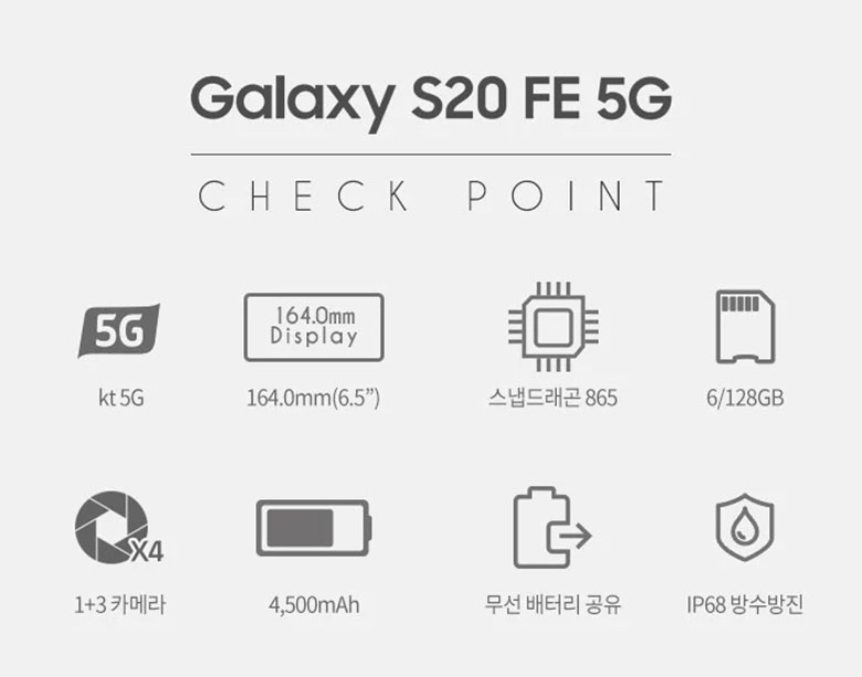 Một phiên bản mới của Galaxy S20 FE đã trình làng tại Hàn Quốc
