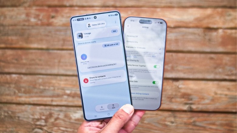 Điều kiện để sử dụng Airdrop trên Samsung sang iPhone