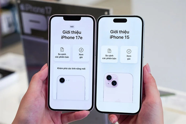 iPhone 17e cho thời gian xem video lên đến 26 giờ, so với 20 giờ của iPhone 15