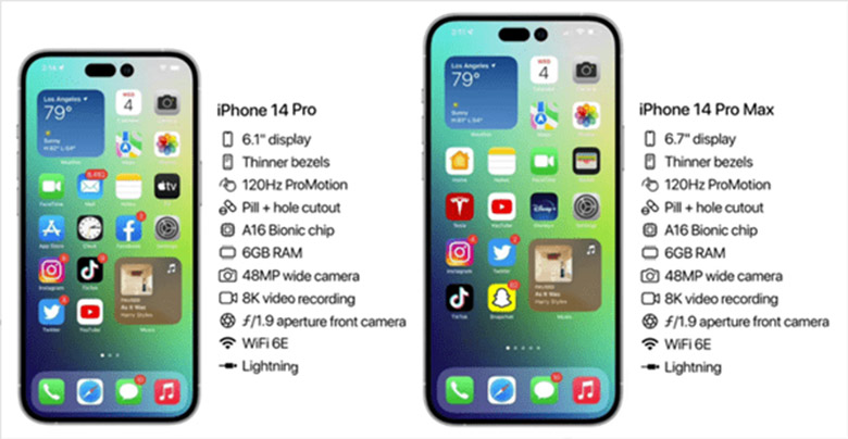 Thiết kế iPhone 14 cũng được xác nhận qua Apple Pay