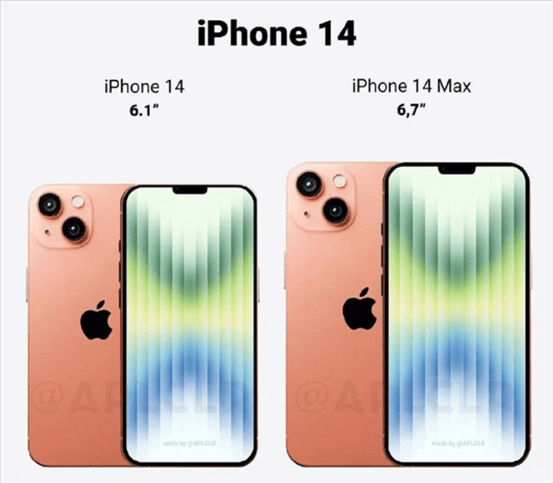 Thông tin iPhone 14 Max lộ diện