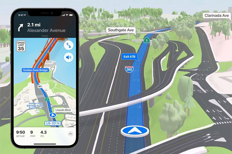 Những cải tiến trên Apple Maps