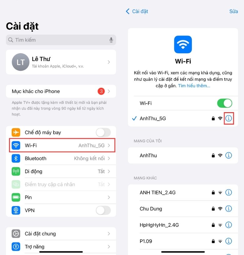 Hướng dẫn cách đổi địa chỉ IP trên điện thoại iPhone