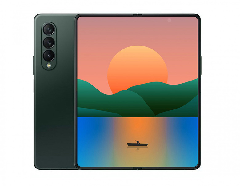Ảnh render Galaxy Z Fold 3 lộ diện sắc nét, xác nhận camera selfie ẩn dưới màn hình