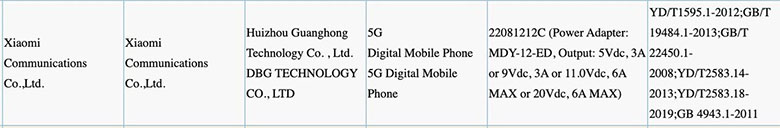 Redmi K50S Pro đạt chứng nhận 3C