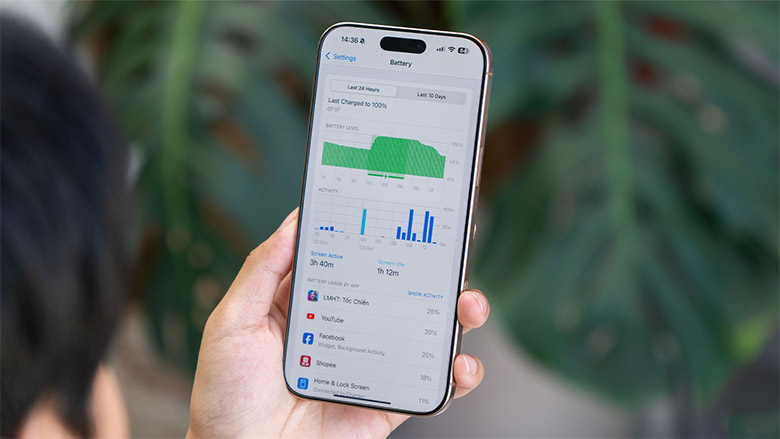 Kiểm tra dung lượng pin