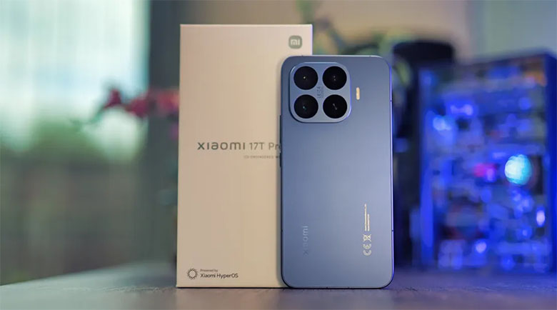 Xiaomi 17T Pro có kích thước 162,2 x 77,5 x 8,25mm