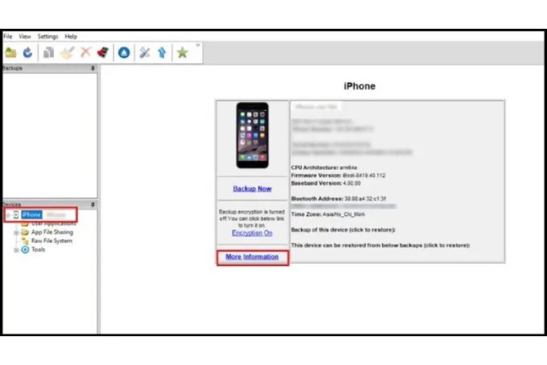 Cách kiểm tra pin iPhone đã bị thay chưa qua iBackupBot