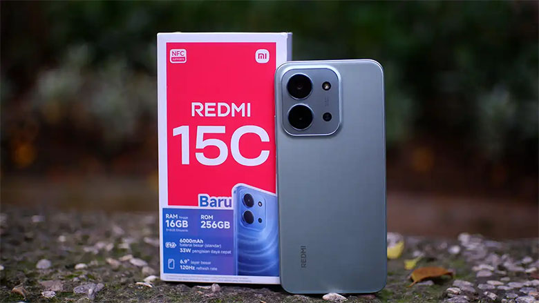 Redmi 15C - Giá rẻ, tập trung tính năng cơ bản