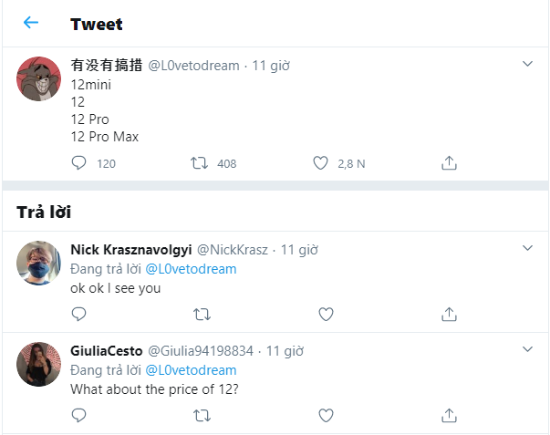 Tên gọi iPhone 12 vừa được hé lộ trong báo cáo mới nhất