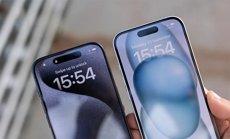 Viền màn hình mỏng hơn mang lại vẻ ngoài thanh lịch hơn trên 15 Pro