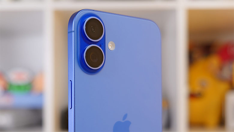 Hệ thống camera iPhone 16 Plus 128GB VN/A vẫn đi kèm với hai ống kính