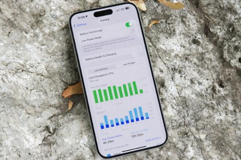Thời lượng pin ấn tượng, thoải mái sử dụng cả ngày dài
