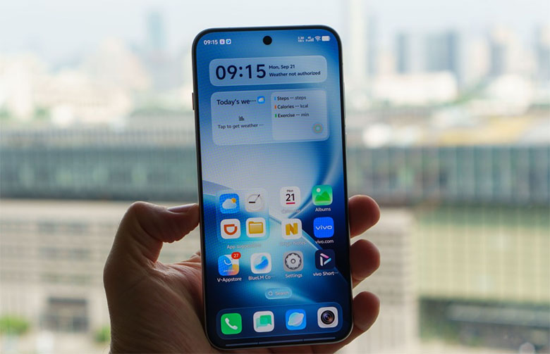 màn hình của Vivo X500 Pro Max vượt trội với tần số quét 144Hz mượt hơn mức 120Hz
